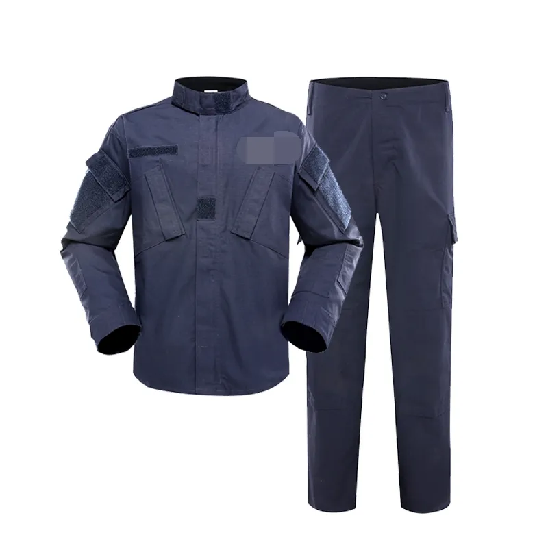 XINXING Blue Tactical Uniform Combat Uniform Camouflage Uniform for Outdoors Training