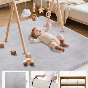 Tapis de jeu épaissi sur mesure pour bébés de 0 à 24 mois, respectueux de la peau, non toxique, sans BPA, pour usage domestique - Product Image 4