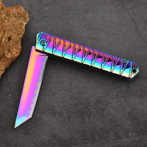 OEM & ODM سكين قابل للطي محمول مخصص من الفولاذ المقاوم للصدأ للمشي لمسافات طويلة التكتيكي والبقاء على قيد الحياة في الهواء الطلق الدفاع عن النفس بالجملة للتخييم - Product Image 4