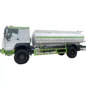 4X4 12000L Four Compartments Mobile Fuel Tank Trucks For Sale