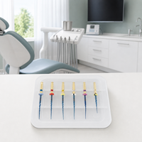 Lime endodontique rotative NiTi à activation thermique bleue, grande conicité, instrument dentaire pour canal radiculaire SX F1 F2 F3 CE ISO 21mm 25mm