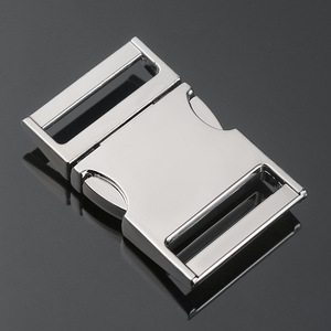 Metal Side Release Buckle 30mm Durable For Bags <b>Webbing</b> Hardware Accessory Silver Black - Product Image 1