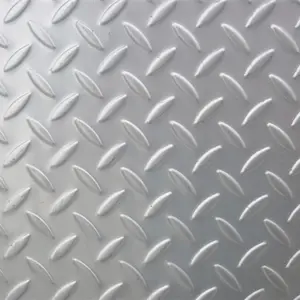 Hot Rolled Embossed Aluminium Diamond Sheet 1060 3003 5052 5754 Tread Aluminum Checker Plate