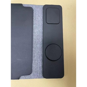 Housse d'ordinateur portable en cuir PU portable, tapis de souris, <span class=keywords><strong>chargeur</strong></span> sans fil pour téléphone, montre, écouteurs, sac intérieur pour ordinateur portable de 14'' à 16 pouces - Product Image 5