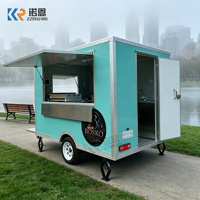 Remolque de Comida Móvil para Negocios de Concesiones, Camión de Pizza, Carrito de Tacos, Quiosco de Café, Cocina Totalmente Equipada