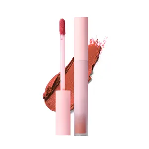 뜨거운 판매 6 색 매트 리퀴드 립스틱 키트 메이크업 애호가를위한 방수 개인 라벨 및 맞춤형 로고