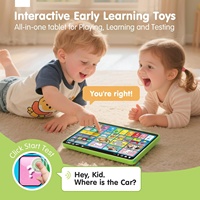 Tablette d'apprentissage trilingue pour enfants - Machine éducative interactive sonore certifiée CPSIA CPC ASTM
