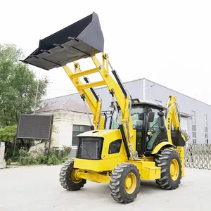 Epa Engine Diesel Wheel New Backhoe Excavator Loader Retroexcavadora Backhoe Loader For Sale