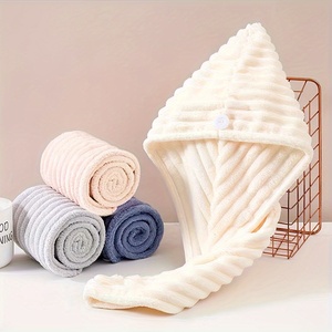 Nouvelle <span class=keywords><strong>serviette</strong></span> de séchage pour cheveux absorbante et à séchage rapide, écologique, pour femmes, sans soufflerie, douce, idéale pour les voyages - Product Image 1
