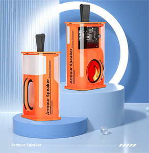 Portable <span class=keywords><strong>Transparent</strong></span> Cyberpunk Style Mini Led Musique Boombox Mecha Cyberpunk Style Série Haut-Parleur - Product Image 5