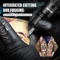 Kit de tatouage à stylo court Rocket populaire transfrontalier, machine à tatouer sans fil à batterie LED, kit pour débutants, modèle WTK-137 Yiwu