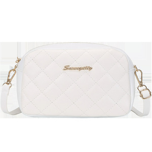 Bolso de cámara bordado, nuevo estilo 2026, bolso de hombro, bolso cruzado con patrón de diamantes, bolso de mujer a la moda. - Product Image 1