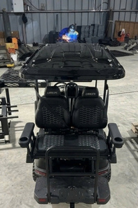 Carrito de Golf Eléctrico de 4 Plazas, Buggy Utilitario con Techo para Campos de Golf y Estacionamientos de Resorts - Product Image 2