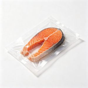 <b>Vacuum</b> Food Packaging <b>Bag</b> Clear Plastic Pouch Seal <b>Bag</b> for Frozen Fish Meat - Product Image 1
