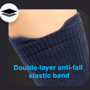 Chaussettes de course en bambou respirantes pour athlètes, chaussettes mi-mollet avec logo personnalisé, haute qualité, vente en gros - Product Image 3