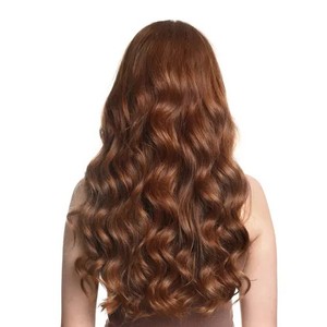 Perruque longue ondulée brune en <span class=keywords><strong>cheveux</strong></span> humains brésiliens, prix de gros d'usine, style de mode pour femmes, <span class=keywords><strong>cheveux</strong></span> longs bouclés à la <span class=keywords><strong>mi</strong></span>-longueur - Product Image 2
