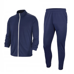 Chándal de fútbol de alta calidad talla libre 100% poliéster logotipo personalizado ropa deportiva para hombre traje transpirable al por mayor - Product Image 1