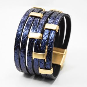Comfort Fit Design <b>Quick</b> Lead Time Magnetic Closure Bangle Holiday Gift for Women Hollow <b>Link</b> Weight - Product Image 5