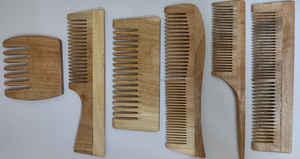 Inde Neem Eco Friendly Neem Peigne à cheveux en bois de neem pour la promotion de salon à domicile et l'utilisation de voyage du fournisseur indien au prix d'exportation - Product Image 3