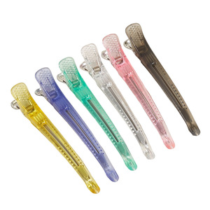 Pinza de Pelo Tipo Pico de Pato de 12 cm, Plástico, Color Sólido, Duradera, para Uso Diario, Salón y Hogar - Product Image 4