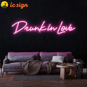 Café couleur néon sign12v à la mode led enseigne au néon en verre - Product Image 2