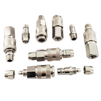 Raccord Pneumatique SH 8MM Norme Européenne Type Euro, Connecteur Rapide pour Tuyau d'Air, Peinture pour Tuyau de Compresseur d'Air avec Barbillon