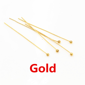 200 pcs/lot 16 20 25 30 40 45 50mm épingles à tête sphérique en métal couleur argent pour la <span class=keywords><strong>fabrication</strong></span> <span class=keywords><strong>de</strong></span> <span class=keywords><strong>bijoux</strong></span> à bricoler soi-même épingles à tête résultats Dia 0.5mm fournitures - Product Image 5