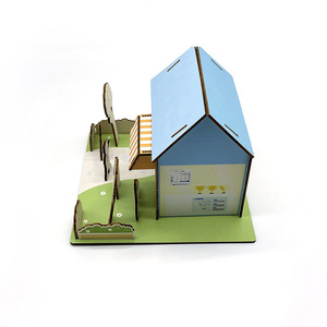 <span class=keywords><strong>Casa</strong></span> en Miniatura <span class=keywords><strong>de</strong></span> Madera 3D Personalizada al por Mayor - Kit <span class=keywords><strong>de</strong></span> <span class=keywords><strong>Casa</strong></span> <span class=keywords><strong>de</strong></span> <span class=keywords><strong>Muñecas</strong></span> Arquitectónica OEM/ODM - Fábrica <span class=keywords><strong>de</strong></span> Puzles Sostenible con MOQ Bajo - Product Image 2