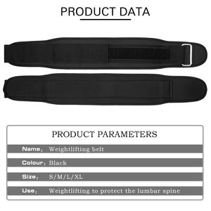حزام دعم الخصر للتدريب في صالة الألعاب الرياضية من MKAS، حزام مخصص لرفع الأثقال، داعم أسفل الظهر، أحزمة رفع الأثقال من مادة EVA - Product Image 3