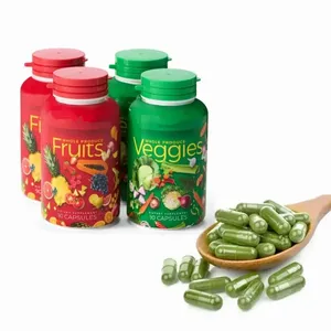 Private Label Fruit and Vegetable Supplements Made with Whole Food Superfoods 90 Veggie and Fruit fruits and veggies supplement