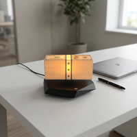 Lampe LED 3D Lune Magnétique en Lévitation, Design Moderne et Simple, avec Base Rotative, pour Billets de Banque, Veilleuse, Décoration de Chambre et de Bureau