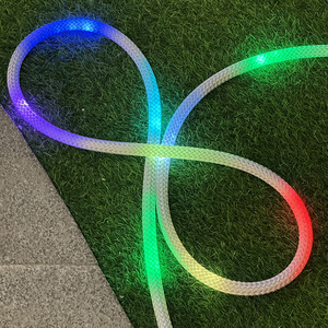 Perfil <span class=keywords><strong>de</strong></span> Tejido <span class=keywords><strong>de</strong></span> Cuerda <span class=keywords><strong>de</strong></span> Neón <span class=keywords><strong>de</strong></span> 360 Grados con Envoltura <span class=keywords><strong>de</strong></span> Tela, Kit <span class=keywords><strong>de</strong></span> <span class=keywords><strong>LED</strong></span> <span class=keywords><strong>de</strong></span> Neón <span class=keywords><strong>de</strong></span> 5 m con Clasificación IP65 y Control por WiFi - Product Image 4