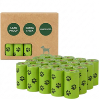 Sacs à déjections canines écologiques et durables en plastique recyclé avec motif imprimé – Accessoires pour animaux de compagnie