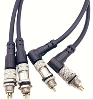 Connecteur d'Aviation DC M8 Ignifuge Étanche IP67 pour Capteur PUR Mâle-Femelle 3-8 Broches 8 Trous 100% Compatible OEM
