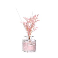 Vente flash Décoration d'intérieur Parfum d'ambiance Parfum longue durée Parfum fruité Aromathérapie Huile essentielle Diffuseur de roseaux Ensemble 50ml