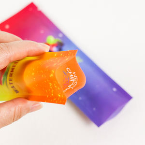 カスタマイズ可能な再封可能な防臭スタンドアップPET+PEジップロック喫煙用タバコ巻きタバコポーチプリロールサシェバッグ - Product Image 3