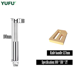 ดอกสว่านเจาะรูสี่เหลี่ยมสำหรับงานไม้ยี่ห้อ YUFU รุ่น Diamond พร้อมหัวตัดแบบ Tenon Dovetail  ไม่มีการเคลือบผิว คุณภาพพรีเมียม รับประกัน 3 เดือน - Product Image 2