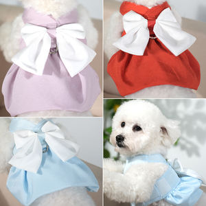 Baju hewan peliharaan mewah, baju hewan peliharaan renda gelembung kupu-kupu dengan bahan Neoprene Premium, <span class=keywords><strong>Harness</strong></span> anjing kecil mewah musim panas - Product Image 2