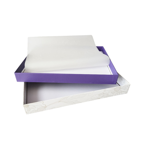 ZY Tapa de embalaje y caja de regalo inferior <span class=keywords><strong>con</strong></span> mangas Bolsas de papel duraderas <span class=keywords><strong>con</strong></span> forro transparente dentro de la caja contenedora de compras rígida de lujo - Product Image 5