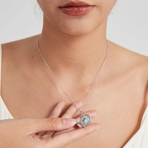 Perimade <span class=keywords><strong>Petit</strong></span> <span class=keywords><strong>Prince</strong></span> Médaillon Collier Étanche Photo Photo Médaillon Charme Argent Plaqué Bijoux À La Mode Meilleur Ami Cadeau - Product Image 5