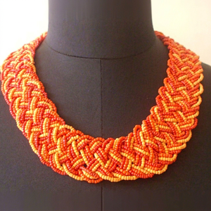 Collar de Diseño PNM con Cuentas de Vidrio de Colores, Modelo PNM-NM-0099 para Uso en Joyería - Product Image 1