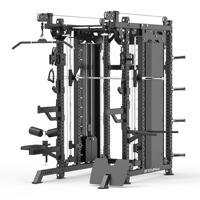 Ensemble d'équipements de musculation professionnel tout-en-un : Machine Smith, Crossover à câbles et Station multifonctionnelle