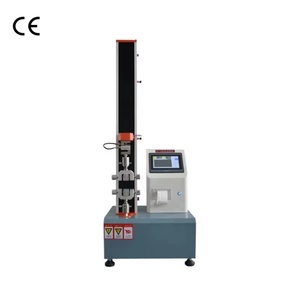 เครื่องทดสอบอเนกประสงค์ ASTM D5034 ISO 11339 หน้าจอสัมผัส เครื่องทดสอบแรงดึงวัสดุ อุปกรณ์ทดสอบแรงดึงแนวตั้ง - Product Image 2