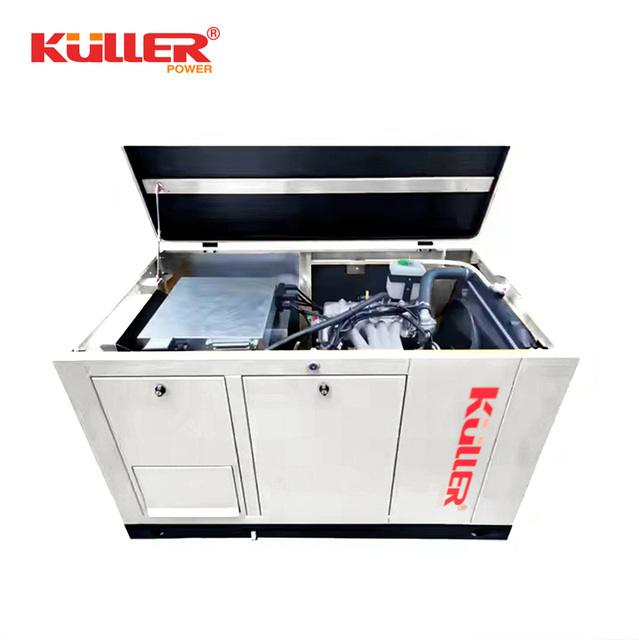 15kW 19kVA Home Standby Generator Silent Tri-Fuel NG LPG Gasoline Generator 60Hz 120/240V Whole House Power Supply