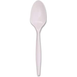 Boardwalk 5.31 Pulgadas Cuchara Desechable de Plástico Polipropileno de Peso Medio, Blanca, 1000 Unidades por Caja - Product Image 5