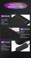 Panneau d'affichage LED flexible avec application USB, autocollant intelligent flexible, écran LED pour vitre arrière de véhicule, accessoires de voiture DIY