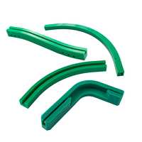 Rail de glissière linéaire en UHMWPE anti-corrosion, résistance à la traction 42MPa, rail de guidage linéaire en plastique UHMWPE, fourni par l'usine