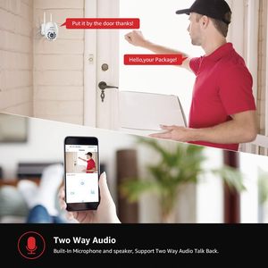 Boavision 4K Outdoor Security <b>Camera</b> Wireless WiFi <b>IP</b> <b>Camera</b> 8MP Home Surveillance <b>System</b> 360 Degree View - Product Image 6