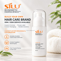 SILU Private Label Masker Rambut Tanpa Bilas Perawatan Perbaikan Molekuler untuk Rambut Rusak dan Mengembang Anti-Kusut Penghalus 80ml