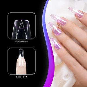 <span class=keywords><strong>Faux</strong></span> <span class=keywords><strong>ongles</strong></span> en <span class=keywords><strong>gel</strong></span> souple 3D en forme d'amande, demi-couverture, matériau ABS, style français <span class=keywords><strong>pour</strong></span> application sur les doigts - Product Image 5